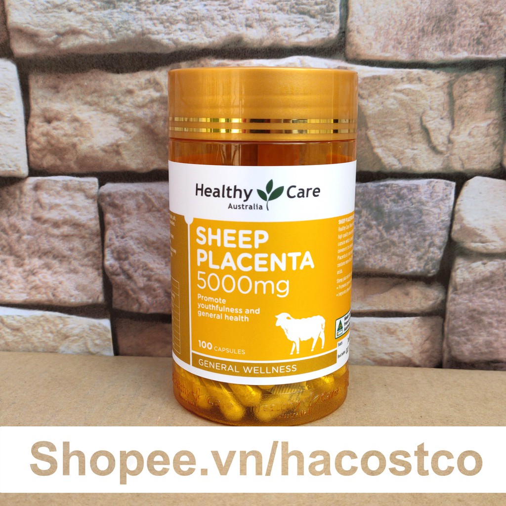 Viên uống Healthy Care Sheep Placenta 5000mg 100 viên của Úc - Nhau thai cừu Healthy Care | WebRaoVat - webraovat.net.vn