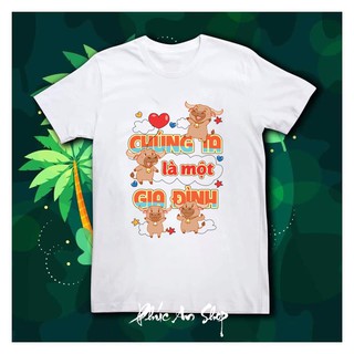 ÁO NHÓM, ÁO TEAM,  ÁO LỚP ÁO GIA ĐÌNH - CHÚ TRÂU