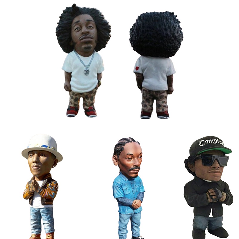 Set 2 Mô Hình Đồ Chơi Nhân Vật Trong Rapper Bro Shakur Mô Hình Ngôi Sao Băng Đạn Dùng Trang Trí