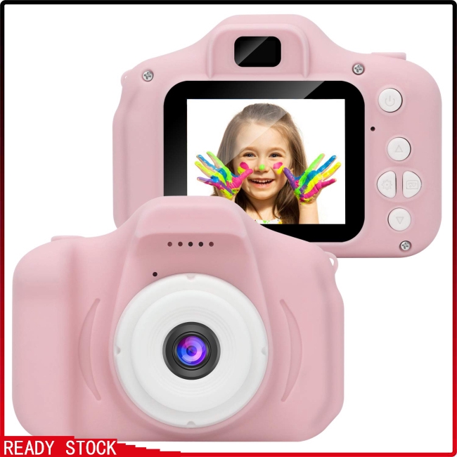 Kids Digital Video Camera Mini Rechargeable Children Camera Shockproof 8MP HD Toddler Cameras Child