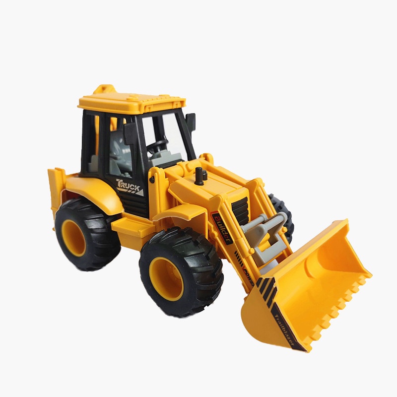 Xe đồ chơi cho bé mô hình xe múc 2 đầu chất liệu nhựa abs an toàn, chi tiết sắc sảo, bền đẹp