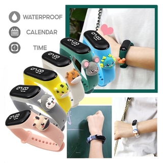 Đồng Hồ Đeo Tay Có Đèn Led Phát Sáng Chống Thấm Nước Thời Trang