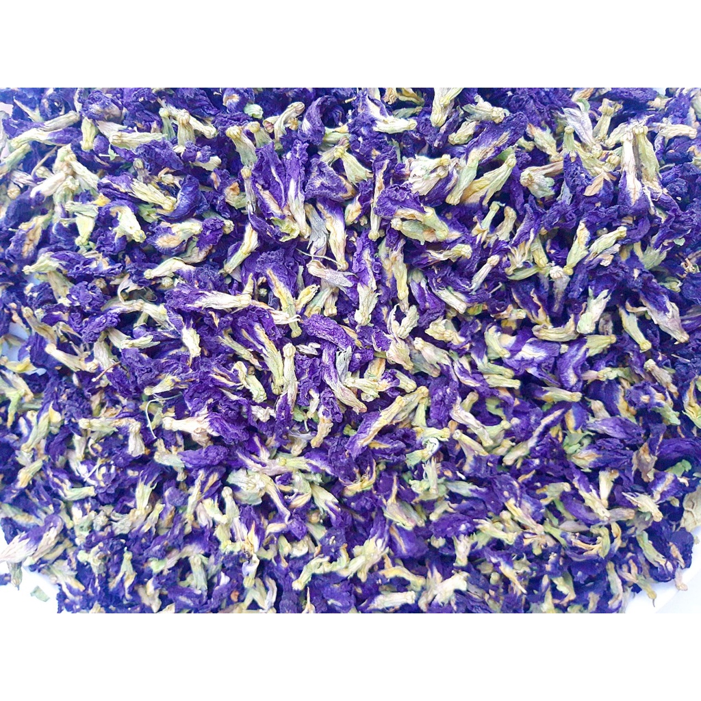 Trà hoa đậu biếc sấy khô, hoa đậu biếc làm xôi nấu chè