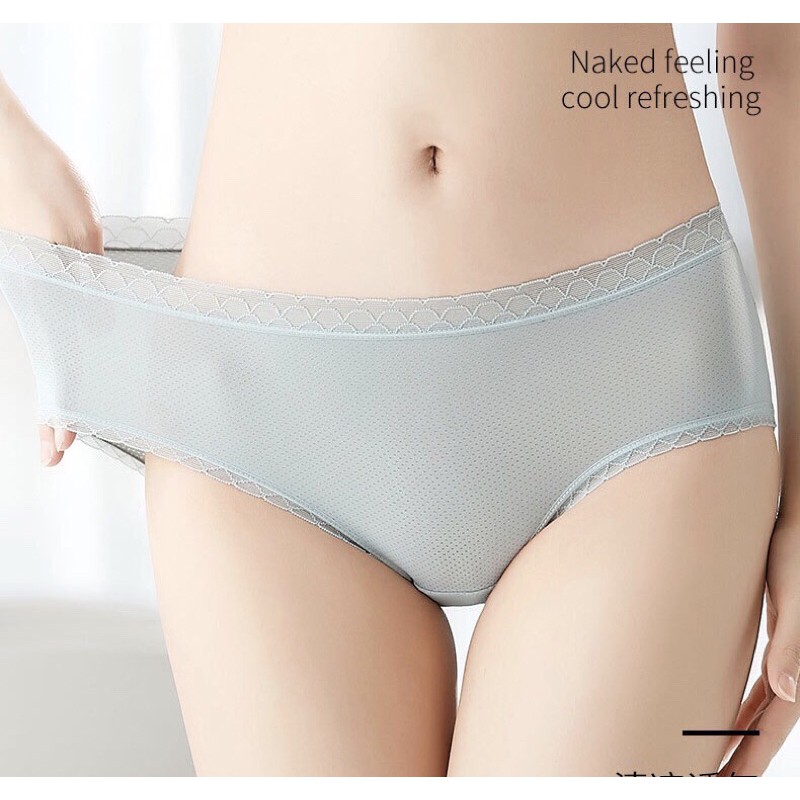 [COMBO] Quần Lót Nữ Thông Hơi cao cấp, Quần Chíp Nữ  Cạp Lưới Viền Ren Chống Hằn Kháng Khuẩn QL333