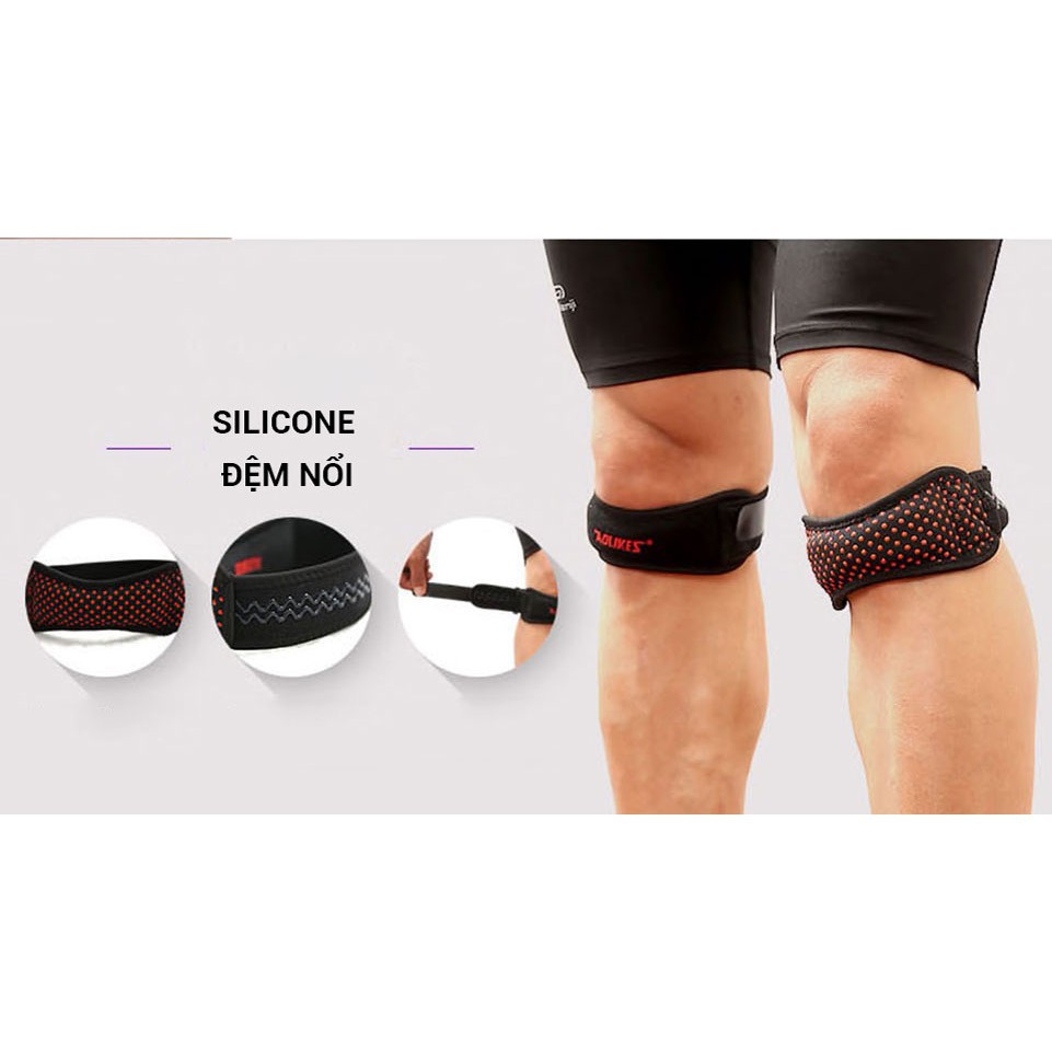 Sửa Bó gối thể thao silicon chống trượt thế hệ mới Aolikes AL7920 chinhhang