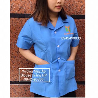 Áo tạp vụ, áo công nhân công nghệ xanh, áo nhân viên dọn dẹp vệ sinh nhà hàng, khách sạn, bếp, bệnh viện, phòng khám