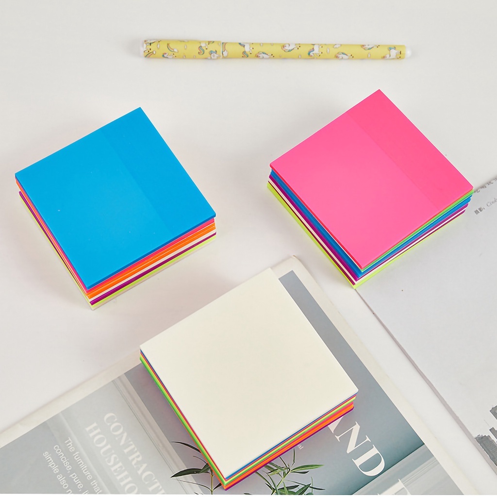 Giấy ghi chú trong suốt nhiều màu sắc chống thấm nước tiện dụng