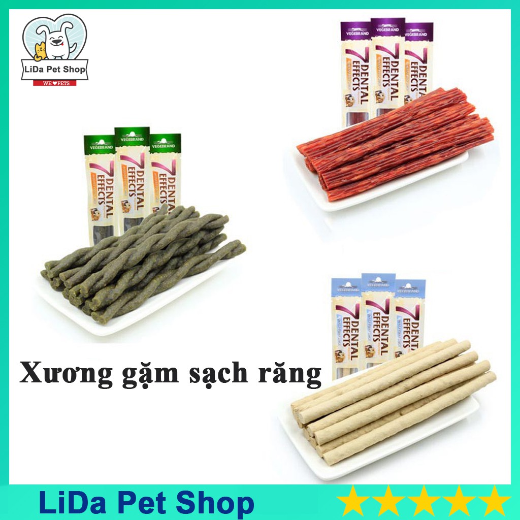 [1 Thanh] Xương gặm sạch răng 7 Dental Effects - Lida Pet Shop