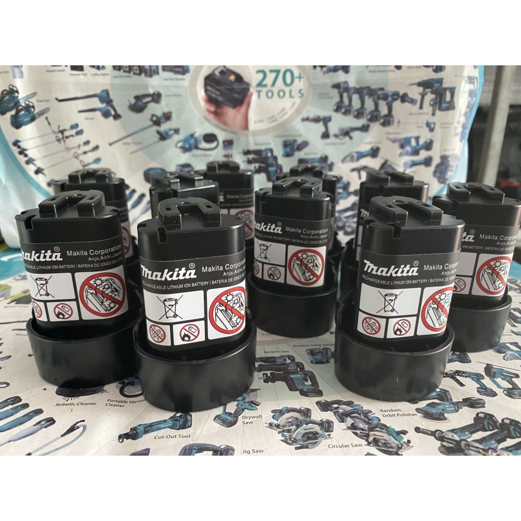 Pin Makita BL1030 10.8V- 12V Li-ion nhận sạc zin. BN.
