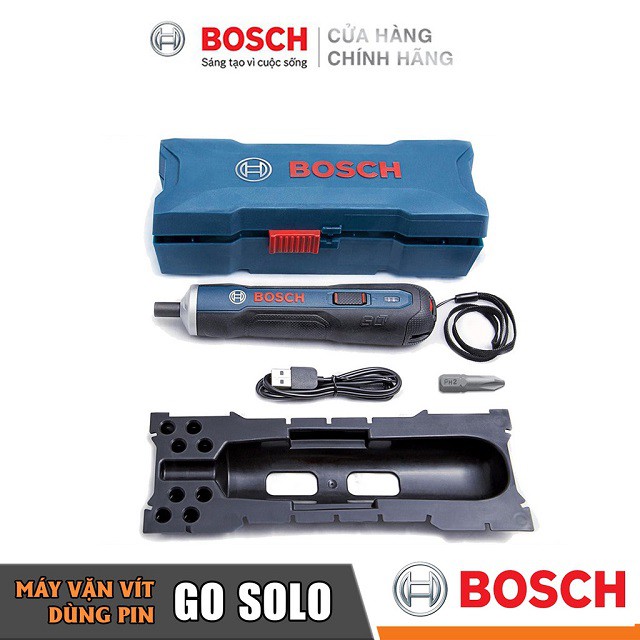 [CHÍNH HÃNG] Máy Vặn Vít Dùng Pin Bosch GO Solo (3.5V-1.5AH), Giá Đại Lý Cấp 1, Bảo Hành Tại Các TTBH Toàn Q