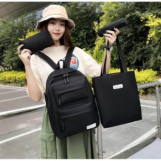 Combo Balo 4 Món Đi Học, Balo Thời Trang 5 NGĂN laptop 16inch B281 (CỠ LỚN)