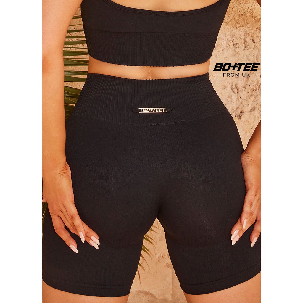 Bo+Tee - Quần đùi tập gym yoga thể thao nữ ngắn nhiều màu