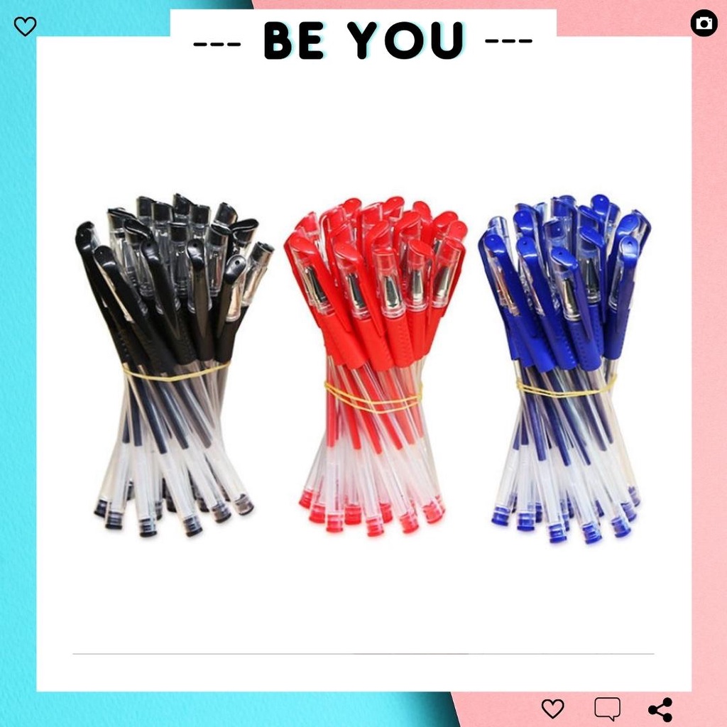 Combo 10 Bút Bi Nước - Êm Tay, Không Lem Mực, Viết Siêu Thích - Giá Rẻ - BEYOU
