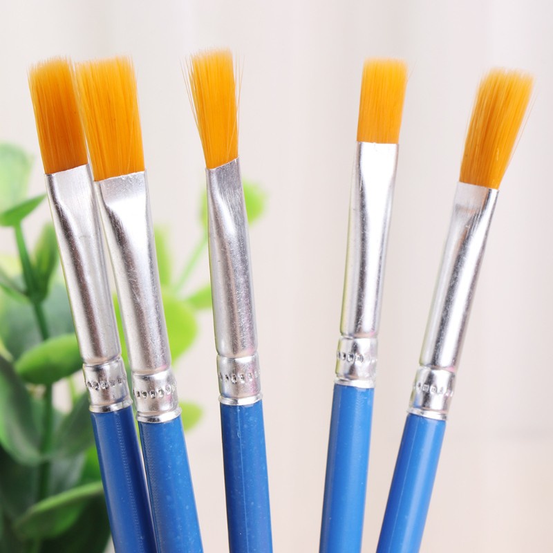 Set 5 Cọ Vẽ Tranh Sơn Dầu Đầu Nhọn Bằng Nylon