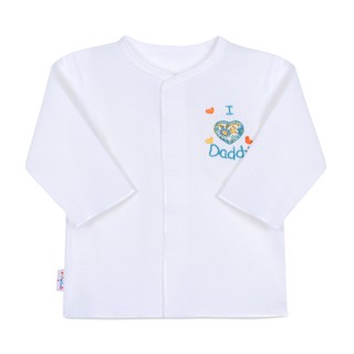 Áo sơ sinh cổ tim tay dài AL0159 (hình in ngẫu nhiên)