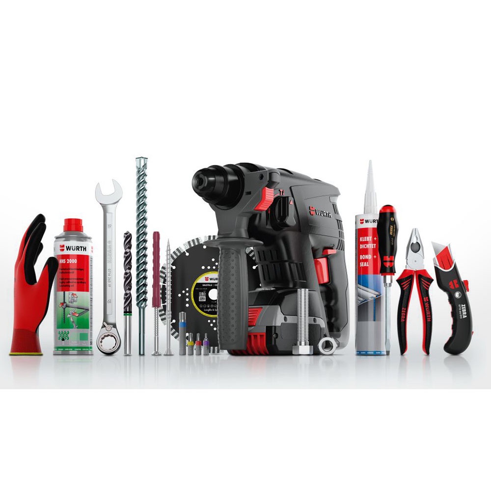 Chai Xịt Mỡ Bò Bôi Trơn Wurth Adhesive Lubricant HHS 2000 500ml