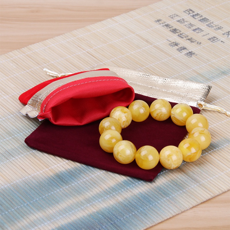 Túi Dây Rút Đựng Trang Sức Chất Liệu Mềm Chất Lượng Cao