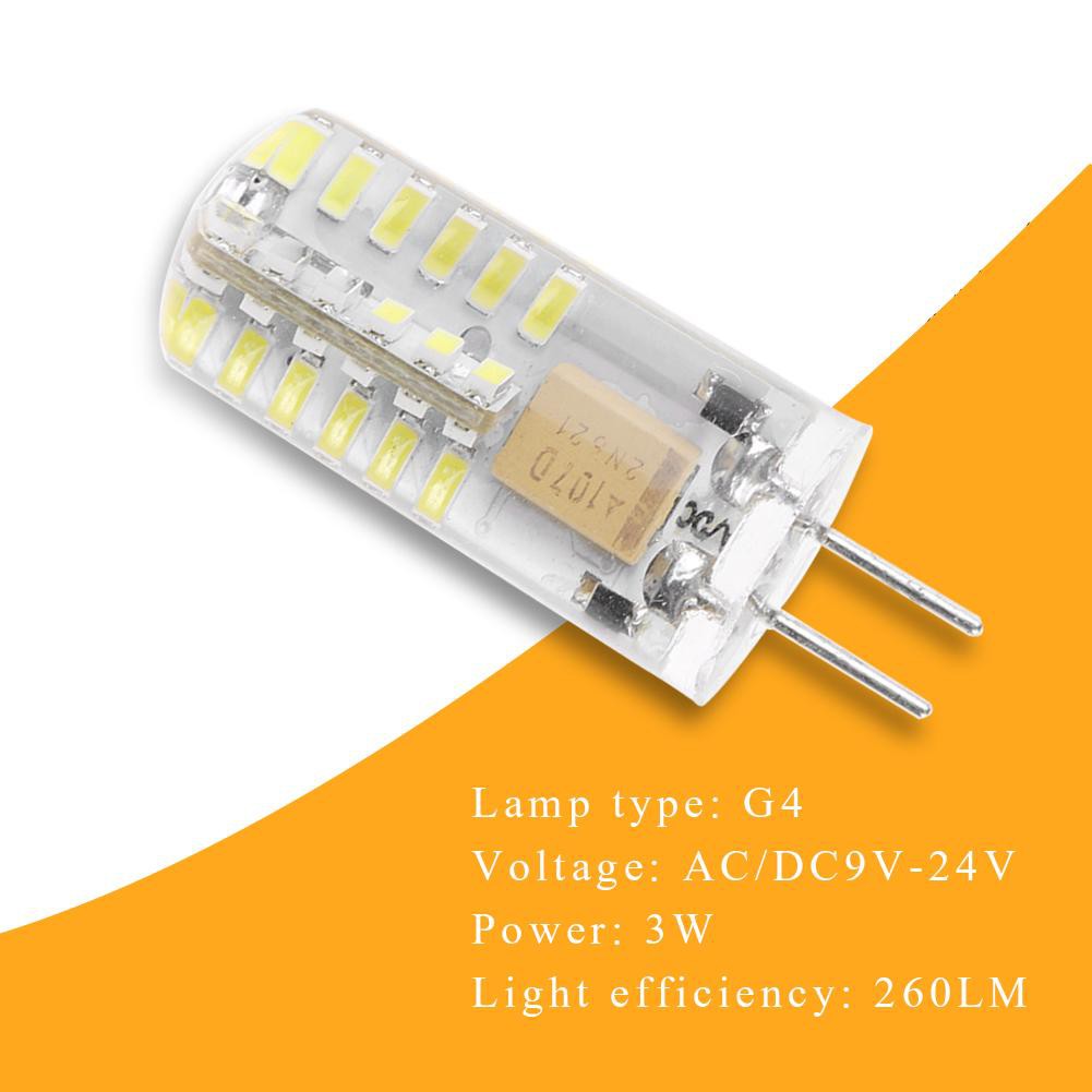 Bóng Đèn Halogen Thay Thế 48 Bóng Led G4 3014smd Ac / Dc9v-24v Bằng Silicon