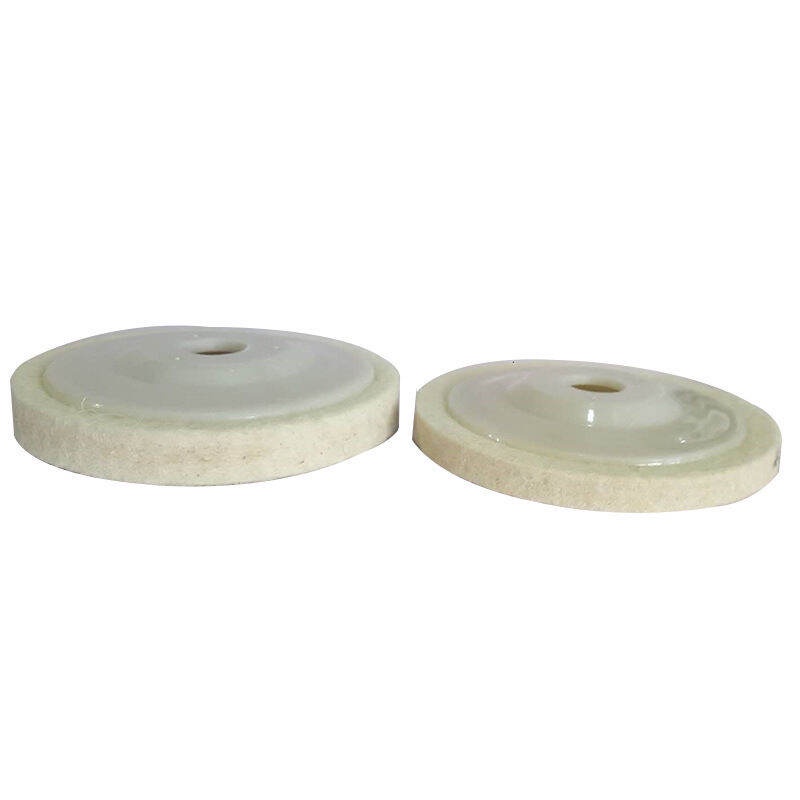 AOTUO Đá mài đánh bóng kim loại, miếng đánh bóng hổ phách, bánh xe nỉ kích cỡ 4inch