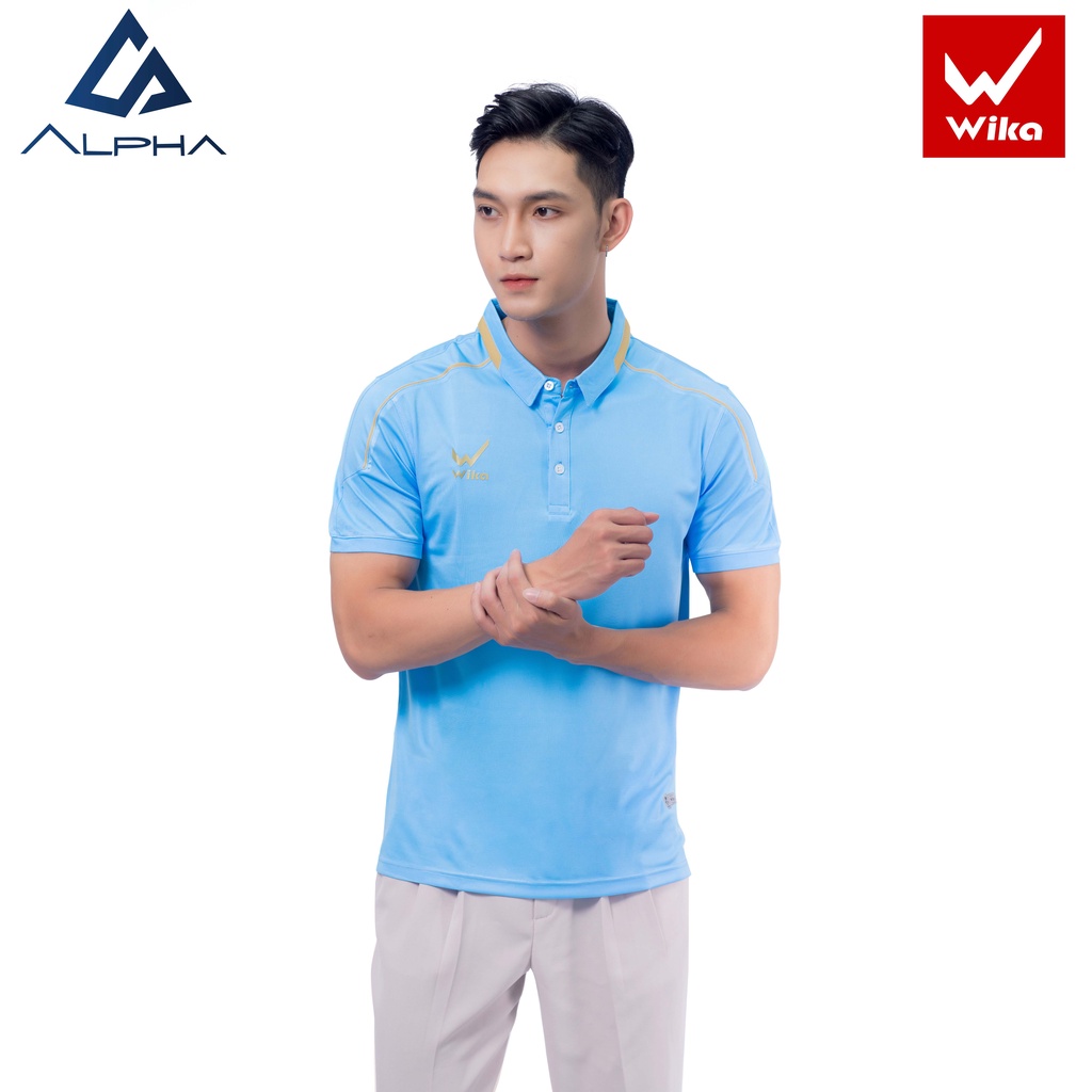Áo Polo Wika  Alpha Chất Liệu Polyester Thoáng Mát Mềm Mịn, Màu Sắc Trẻ Trung Phù Hợp Với Nhiều Hoạt Động Polo-01