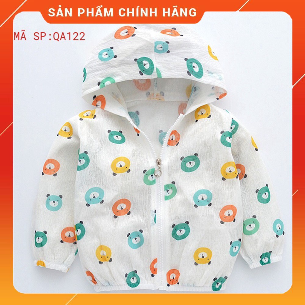 Áo khoác chống nắng, gió, bụi cho bé yêu size 90