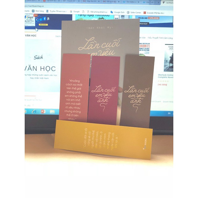 [Sách] Lần Cuối Em Yêu Anh (Tặng kèm 04 bookmark) - Hàn Khải My | BigBuy360 - bigbuy360.vn