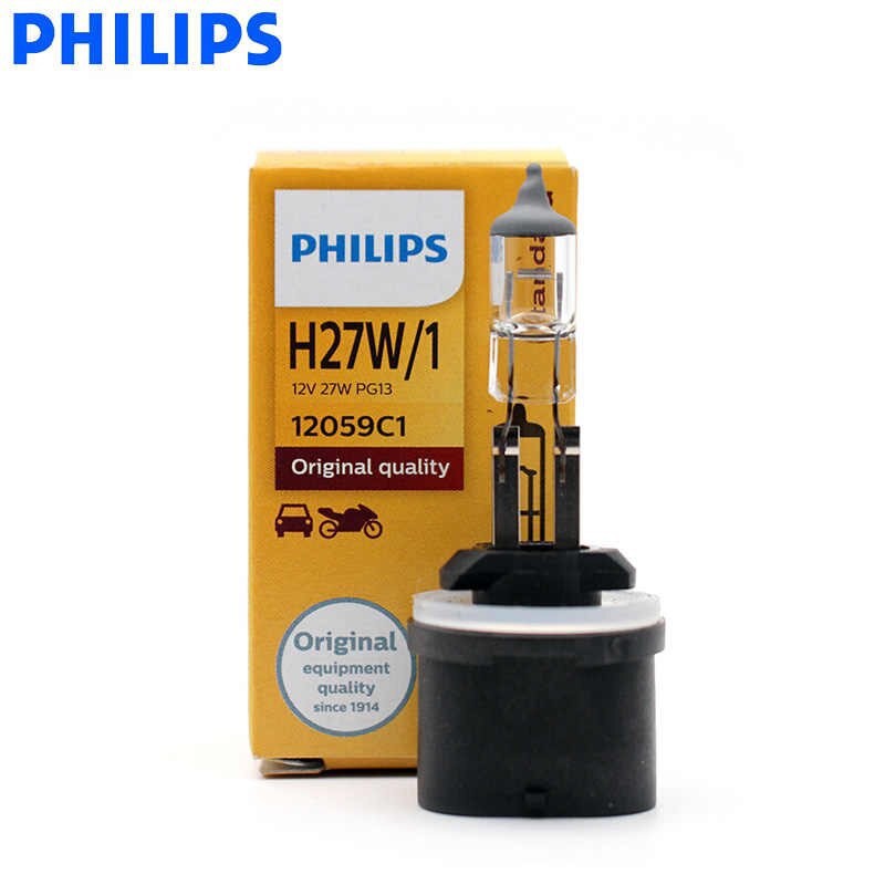 BÓNG ĐÈN Ô TÔ BÓNG ĐÈN XE HƠI PHILIPS CHÂN H27W/1 12059C1 12V 27W PHILIPS STANDARD H27W/1 12059 12V