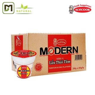 Thùng 24 Mì Ly Modern Lẩu Thái Tôm 65G - Acecook