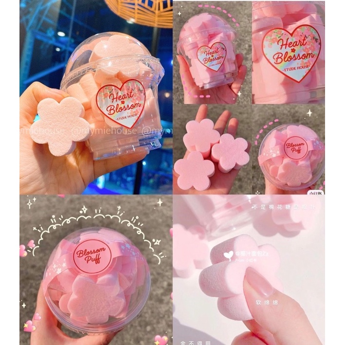 MÚT KEM NỀN HEART BLOSSOM MERINGUE PUFF ETUDE HOUSE