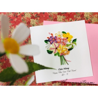 Thiệp quilling 20/11