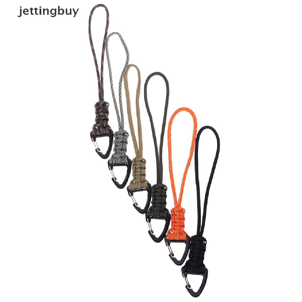 Dây bện Jetting buộc bánh răng chiến thuật handmade với móc khóa QDD