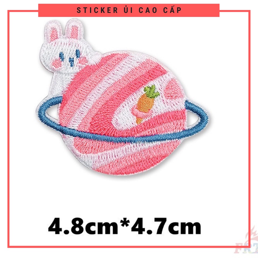 Sticker ủi áo Cao cấp - CÓ SẴN KEO ỦI - sticker vải dùng làm miếng vá áo, phụ kiện trang trí quần áo, balo, giày, nón