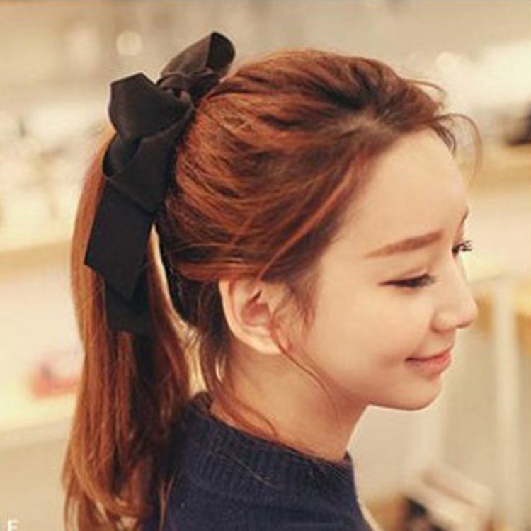 Dây cột tóc nhiều màu kiểu dáng đơn giản hợp thời trang cho nữ