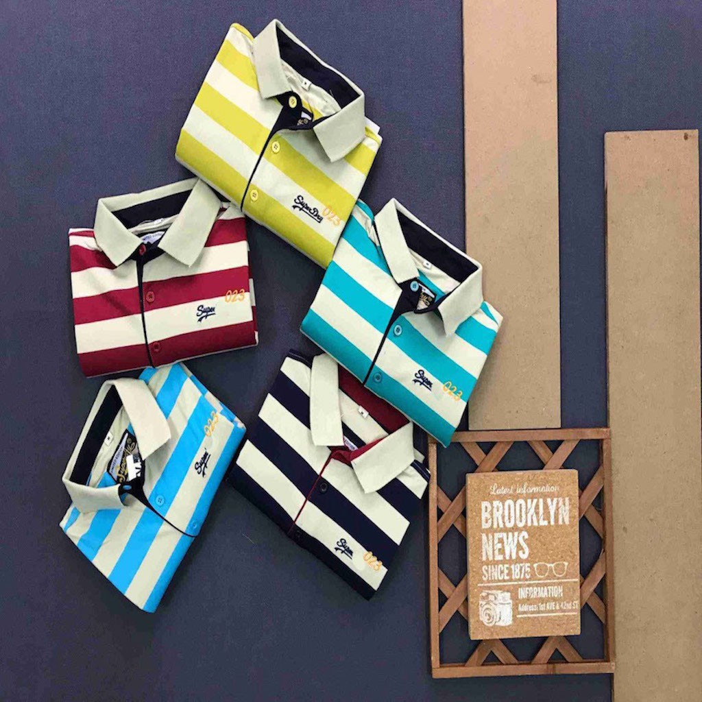 Áo thun nam có cổ phối sọc ngang cao cấp - Thời trang Havis - ASTD043 | BigBuy360 - bigbuy360.vn