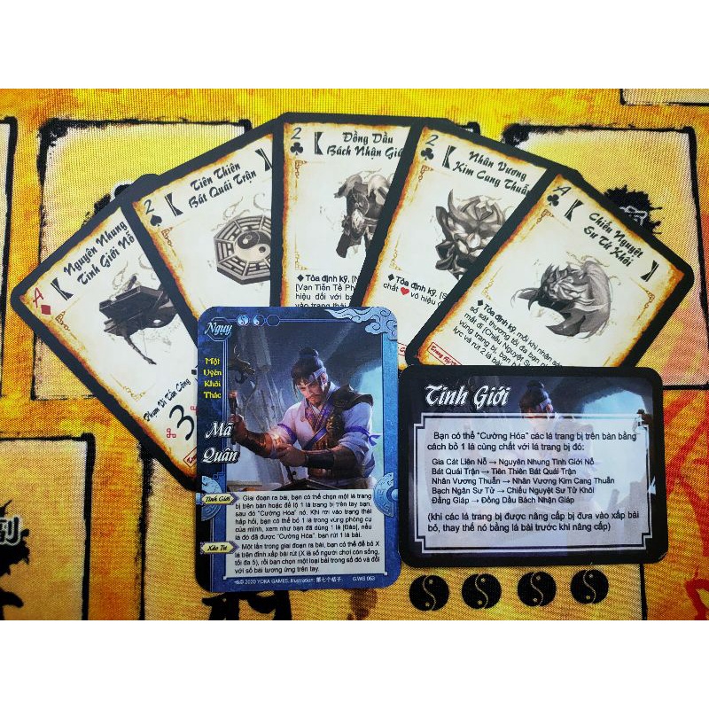 Tam Quốc Sát - Quốc Chiến - pack mở rộng DIY 13 - Kiệt - cho boardgame Tam Quốc Sát Quốc Chiến
