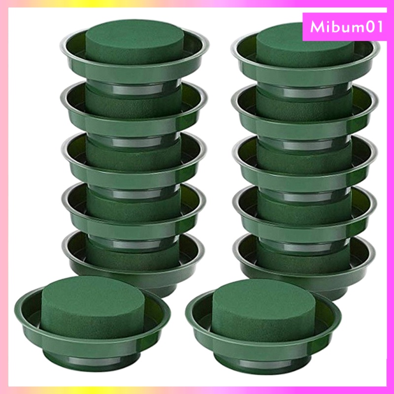 Set 12 Mút Cắm Hoa Khô Hình Tròn Dùng Trang Trí Tiệc Cưới Diy