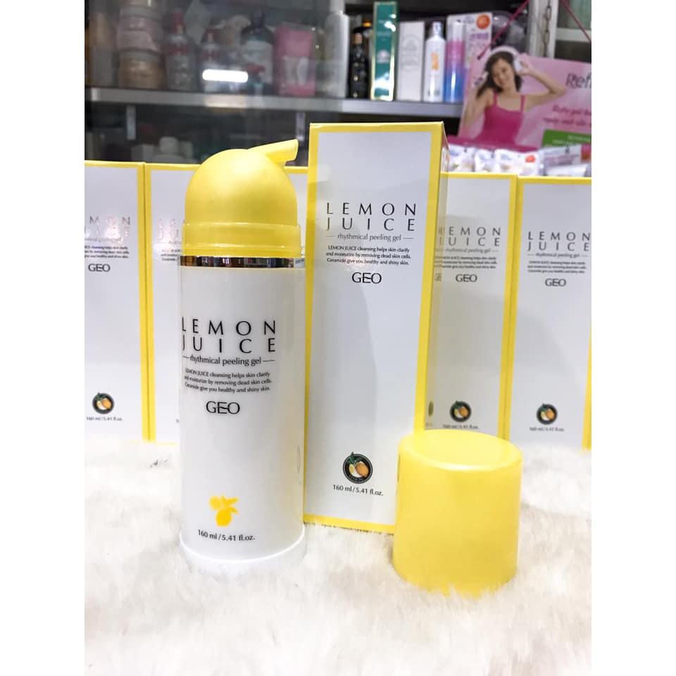 Kem tẩy da chết Geo Lamy tinh chất Chanh Lemon juice