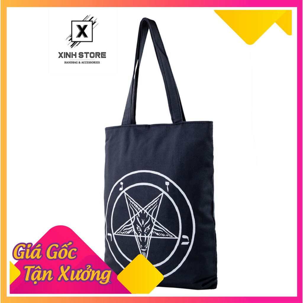 Hot Trend -   Túi Vải Đeo Vai Tote Bag Ngôi Sao Xinh Store