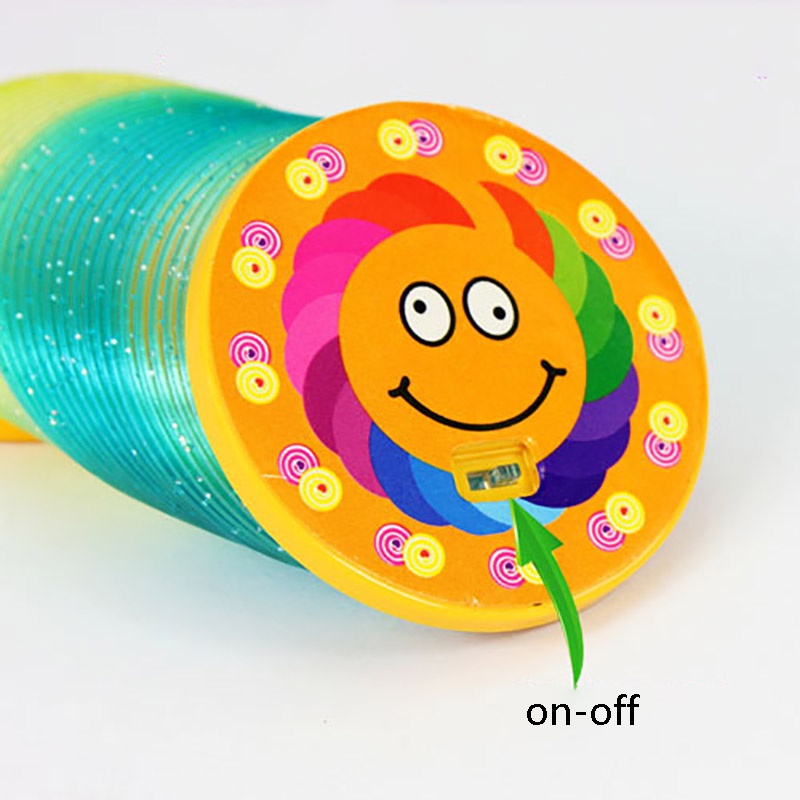 Vòng Lò Xo Co Giãn Nhiều Màu Sắc Phát Sáng Cho Bé