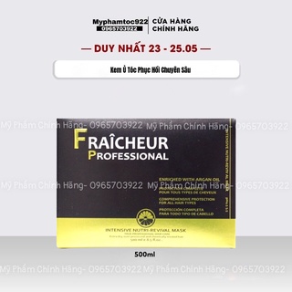 Dầu hấp ủ dưỡng ẩm phục hồi siêu mềm mượt hương nước hoa fraicheur 500ml