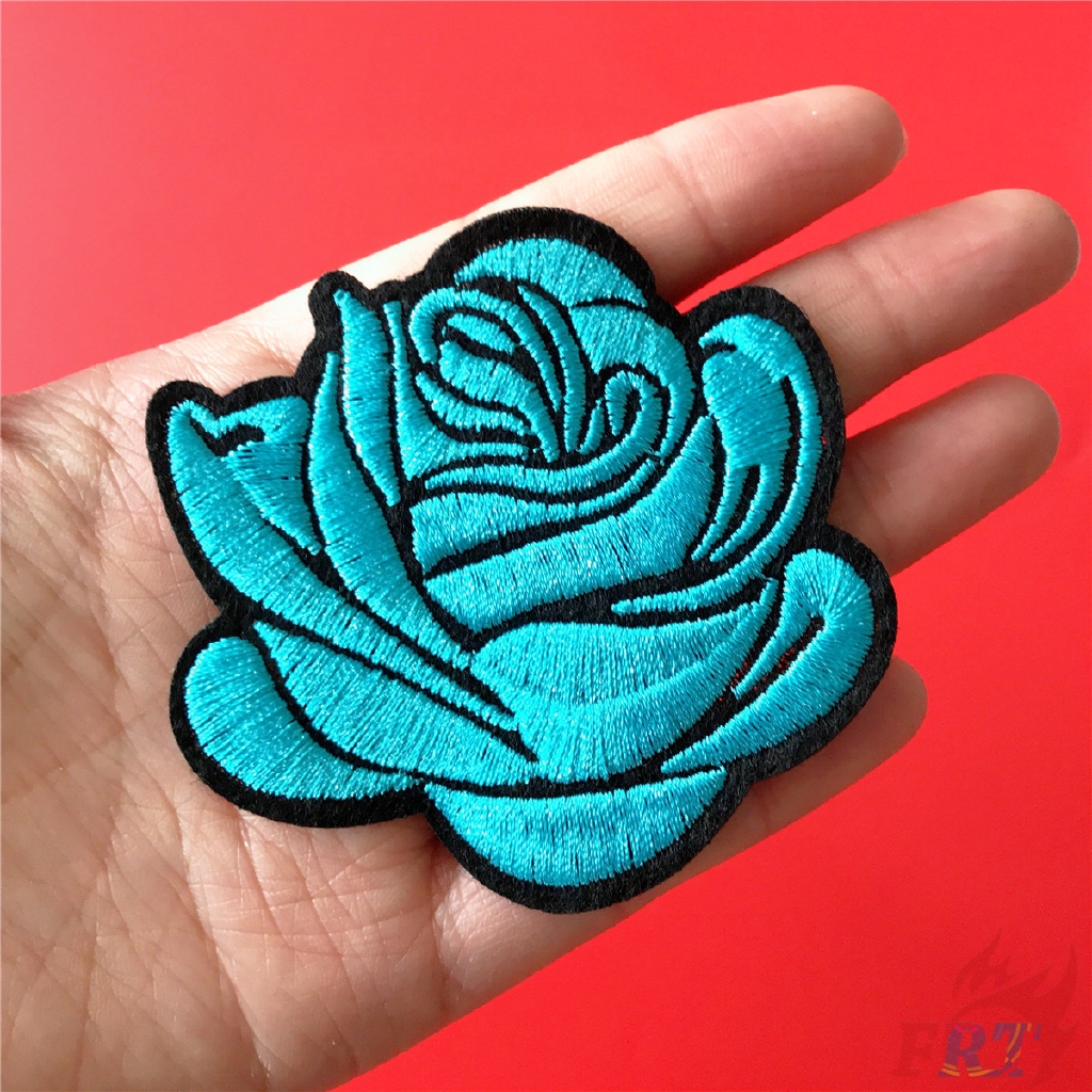 ☸ Blue Enchantress / Rose Patch ☸ 1Pc Diy Sew on Iron on Badge Patches Apparel Appliques