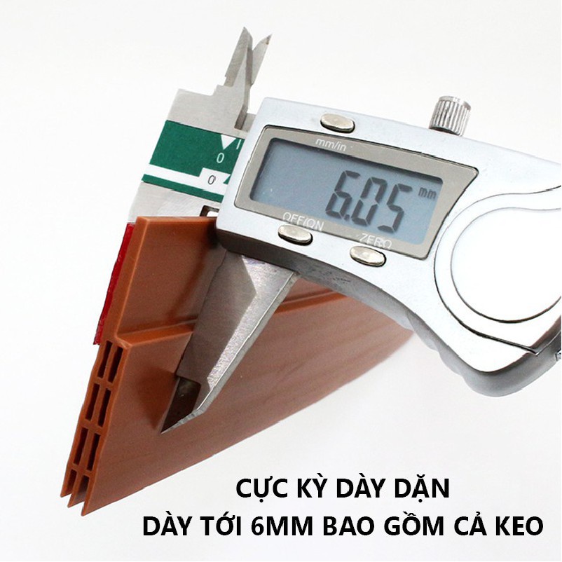 Gioăng 3 lớp chặn khe hở chống ồn, chống gió lùa, chống khói bụi - MEGAMART