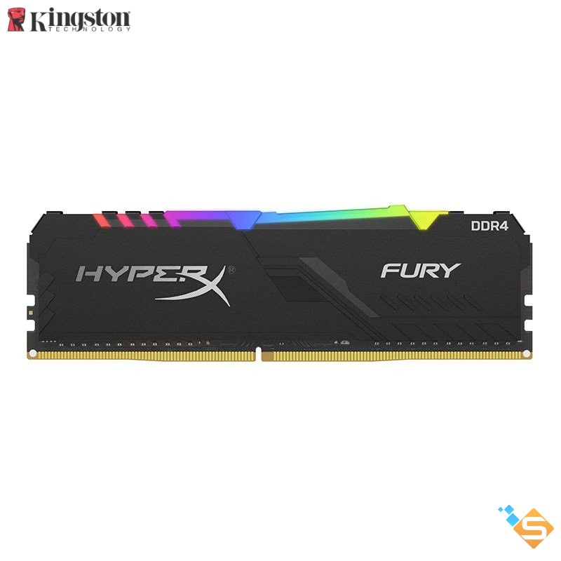 RAM PC Kingston HyperX Fury Beast RGB 32GB 16GB 3200MHz DDR4 (Kit of 2) - KF432C16RBAK2/16 - Bảo Hành Chính Hãng 3 Năm