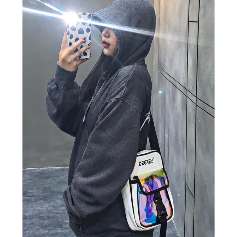 Túi Đeo Chéo Degrey Hologram Vải Dù Cao Cấp Chống Thấm Nước 2810 Clothes Shop Ulzzang Unisex