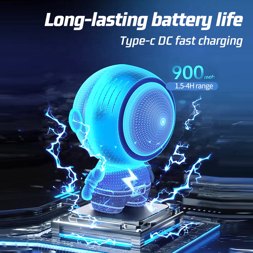 Quạt Đeo Cổ Không Cánh Xoay 360 Độ Sạc USB Tiện Dụng°Quạt Xoay Mini Cầm Tay Tiện Lợi