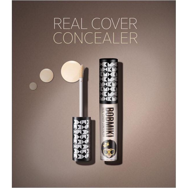 CHE KHUYẾT ĐIỂM BOBMIKI REAL COVER CONCEALER tone 21 SPF30, PA++ (sp iu thích của phù thuỷ makeup PONY) | BigBuy360 - bigbuy360.vn