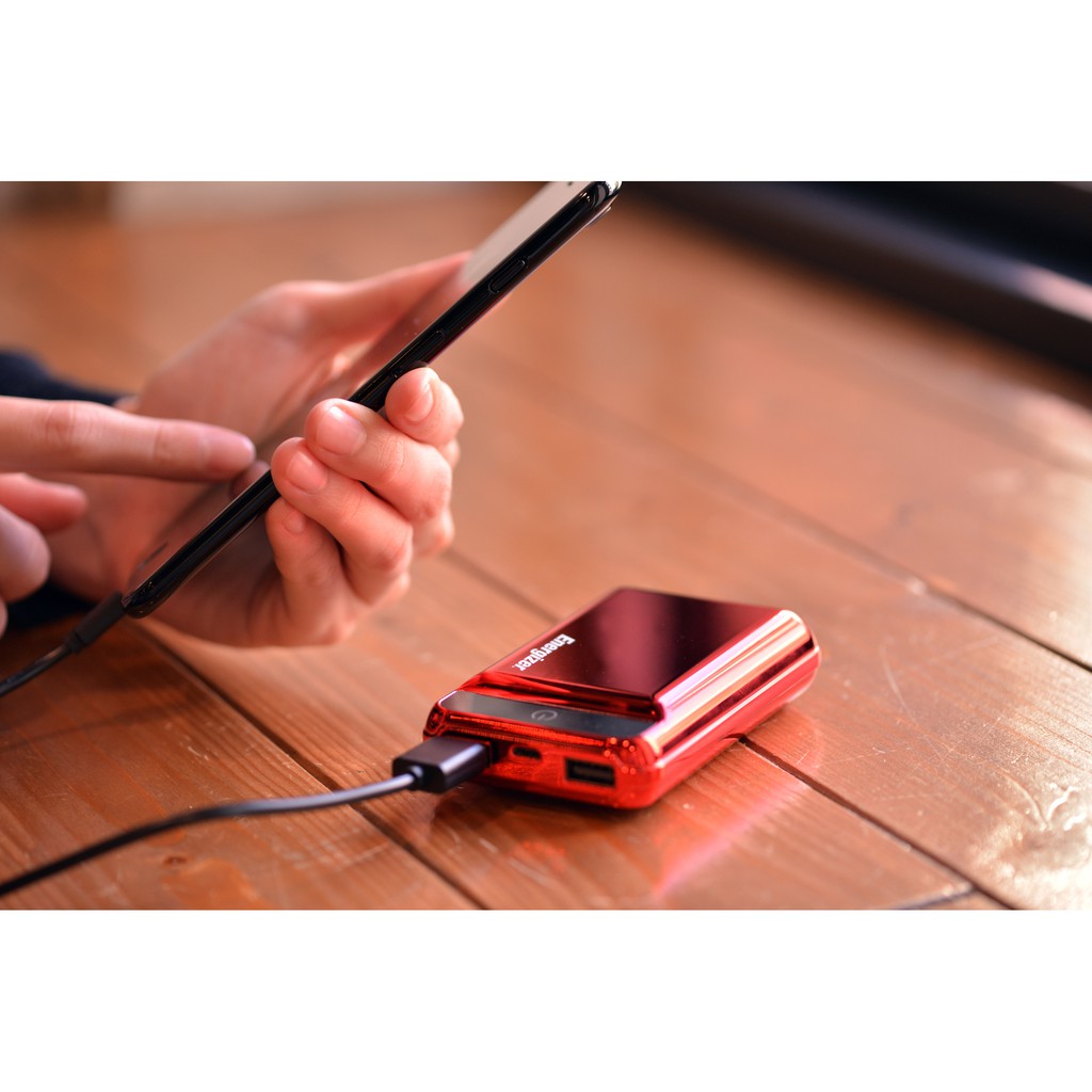 Sạc dự phòng Energizer 10,000mAh /3.7V Li-Polymer - UE10032PR - Hàng Chính Hãng