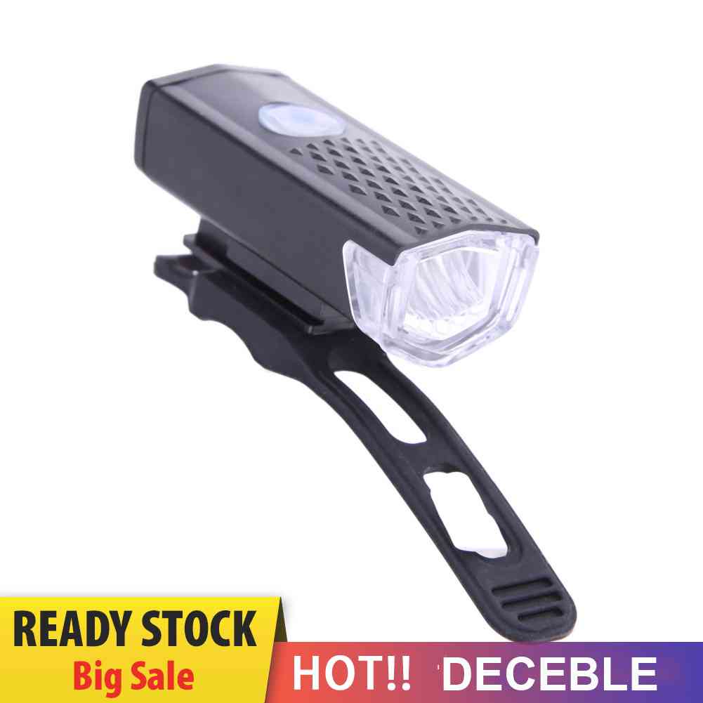 Đèn LED Gắn Phía Trước Xe Đạp DECEB 300LM Sạc USB