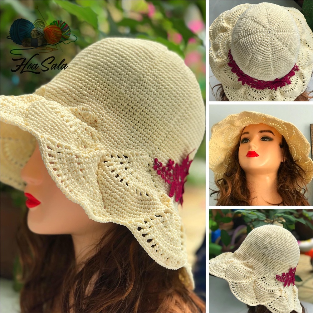 NÓN HANDMADE-THỜI TRANG THỦ CÔNG ĐỘC ĐÁO TINH TẾ KHÔNG ĐỤNG HÀNG