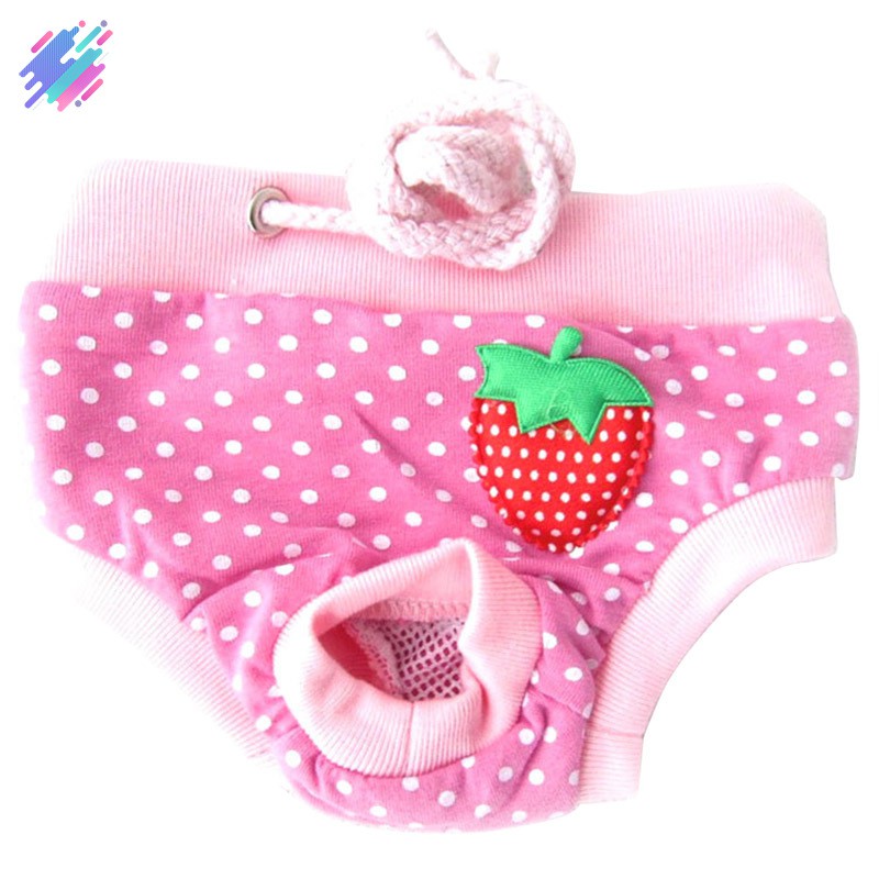 Quần tã sinh lý kiểu dáng xinh xắn cho thú cưng giống cái size S/ M/ L/ XL
